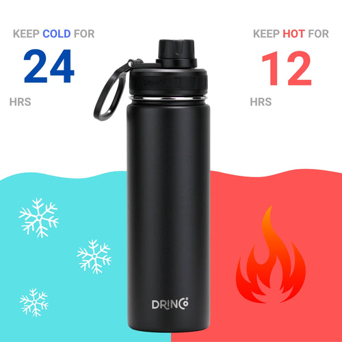 22oz Stainless Steel Sport Water Bottle